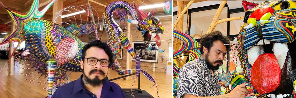 Sculptor Emanuel Zarate